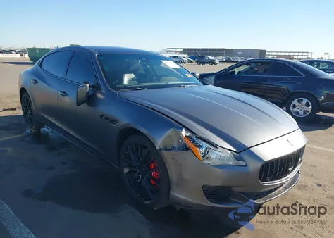 2014 Maserati Quattroporte Gts from USA, damaged, VIN ZAM56PPA1E1072933